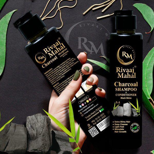 2 in 1 Hair Care Deal: Nourishing Hair Oil & Cleansing Shampoo - 2 Pcs